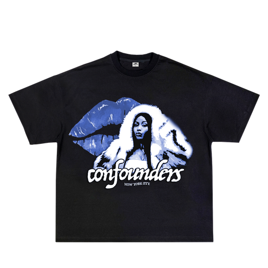 "MARAJ" BLACK TEE